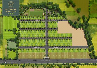 Project Image of 1426.0 - 1743.0 Sq.ft Residential Plot Plot for buy in R Sandesh Hindustan Estate