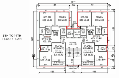 Project Image of 1055.83 - 1446.51 Sq.ft 3 BHK Apartment for buy in Sahajanand Lotus