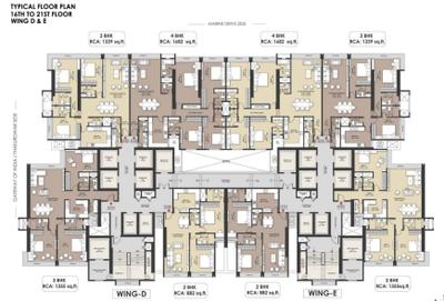 Project Image of 850 Sq.ft 2 BHK Apartment / Flat for sale in Girgaon for Rs. 46000000