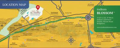 Project Image of 553.31 - 893.69 Sq.ft 1 BHK Apartment for buy in Indium Blossom