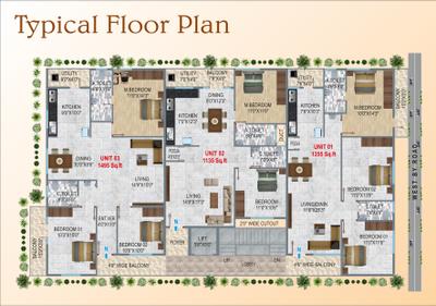 Project Image of 1135.0 - 1495.0 Sq.ft 2 BHK Apartment for buy in Destiny SV Enclave