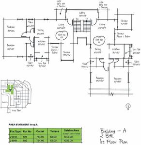 Project Image of 754.0 - 791.0 Sq.ft 2 BHK Apartment for buy in Pinnacle Apartment