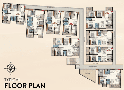 Project Image of 925.0 - 1665.0 Sq.ft 2 BHK Apartment for buy in SV Green Views