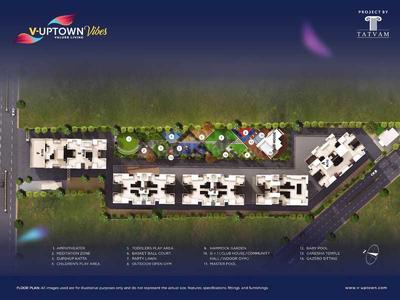 Project Image of 740.0 - 962.0 Sq.ft 2 BHK Apartment for buy in Tatvam V Uptown D Wing and E Wing