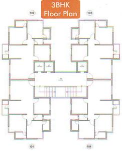 Project Image of 812.0 - 986.0 Sq.ft 3 BHK Apartment for buy in Khushi Palm Universe Wing A And B