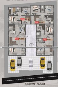Project Image of 528.0 - 751.0 Sq.ft 2 BHK Apartment for buy in Crest Tanzia