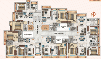 Project Image of 483.95 - 853.9 Sq.ft 1 BHK Apartment for buy in Veer Vishwa