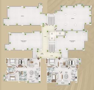 Project Image of 1073.0 - 1179.0 Sq.ft 3 BHK Apartment for buy in Global Aashiyana