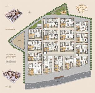 Project Image of 1273.36 - 2200.04 Sq.ft 2 BHK Apartment for buy in SR MSRs Serene City