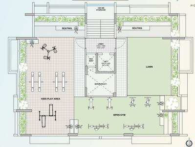 Sammed Serenity Homes Serenity Homes Cluster Plan For Terrace Plan 1