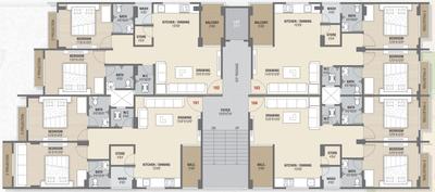 Project Image of 647.0 - 700.0 Sq.ft 2 BHK Apartment for buy in Pearl Developers Residency