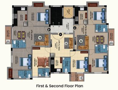 Project Image of 714.0 - 1228.0 Sq.ft 2 BHK Apartment for buy in MP Colossus And Celestial