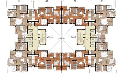 Project Image of 1345.0 - 2870.0 Sq.ft 2 BHK Apartment for buy in Sattva Greenage 