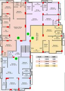 Project Image of 1120.0 - 1544.0 Sq.ft 2 BHK Apartment for buy in RC Enclave