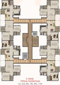 Project Image of 346.0 - 347.0 Sq.ft 1 BHK Apartment for buy in Venture City Wing B And C