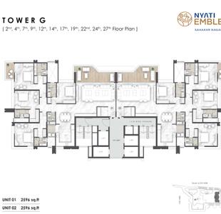 Project Image of 0.0 - 2600.0 Sq.ft 4 BHK Apartment for buy in Nyati Emblem