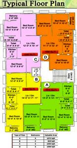 Project Image of 830.0 - 1072.0 Sq.ft 2 BHK Apartment for buy in Ambey Vista
