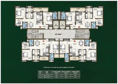 Project Image of 670.0 - 1645.0 Sq.ft 1 BHK Apartment for buy in Omaxe Cassia GH II Phase I