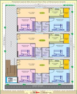 Project Image of 0.0 - 850.0 Sq.ft 2 BHK Apartment for buy in Shashank Sharanyas Arcade