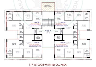 Project Image of 1900 Sq.ft 3 BHK Apartment / Flat for sale in South Bopal for Rs. 9500000