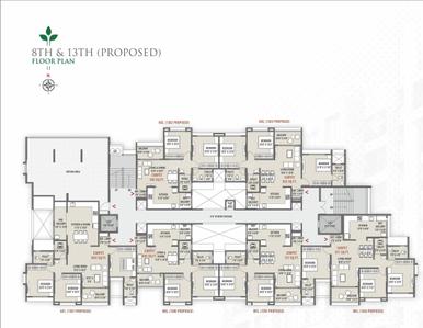 Project Image of 643.0 - 1042.0 Sq.ft 2 BHK Apartment for buy in Misty Park
