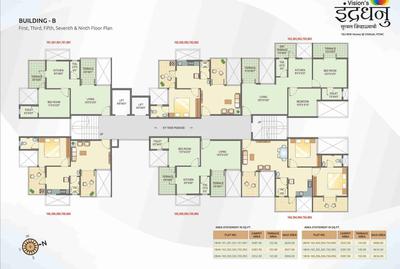 Project Image of 333.0 - 2145.0 Sq.ft 1 BHK Apartment for buy in Vision Indradhanu Phase 2