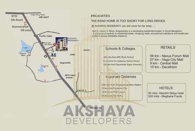 Project Image of 1352.0 - 1388.0 Sq.ft 3 BHK Apartment for buy in Akshaya Residency