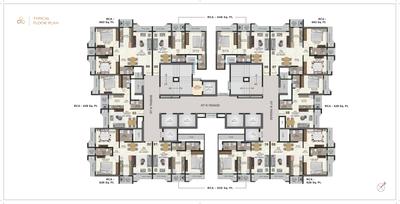 Project Image of 420.0 - 1109.0 Sq.ft 1 BHK Apartment for buy in Satre Happynest