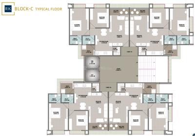 Project Image of 614.51 - 817.63 Sq.ft 2 BHK Apartment for buy in Radhe Realty Krishna Lake View