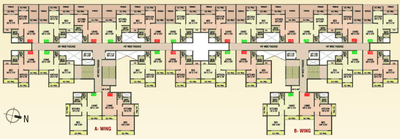 Project Image of 430.0 - 720.0 Sq.ft 1 RK Apartment for buy in AV Paramount Enclave
