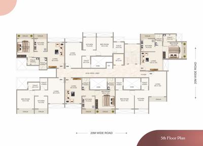 Project Image of 209.9 - 322.81 Sq.ft 1 BHK Apartment for buy in G R K Aryan Corner