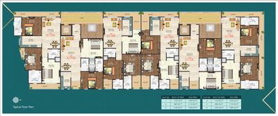 Project Image of 2113.0 - 2163.0 Sq.ft 3 BHK Apartment for buy in The Emerald