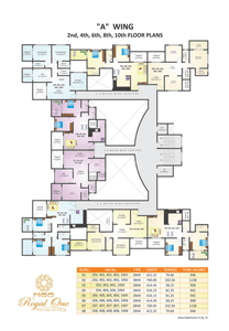 Project Image of 908.0 - 1138.0 Sq.ft 2 BHK Apartment for buy in NSG Royal One