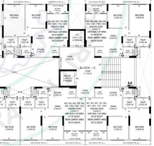 Project Image of 1467.0 - 1935.0 Sq.ft 2 BHK Apartment for buy in Trident By Bhakti Pushkar