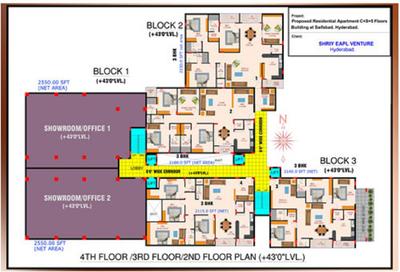 Project Image of 2115.0 - 2780.0 Sq.ft 3 BHK Apartment for buy in Shriya Shriy Eapl Ventures