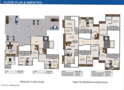 Project Image of 560.0 - 675.0 Sq.ft 1 BHK Apartment for buy in Om Sai Gayatri Complex D Wing