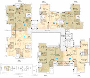 Project Image of 1244.0 - 1737.0 Sq.ft 2 BHK Apartment for buy in Appaswamy Habitat