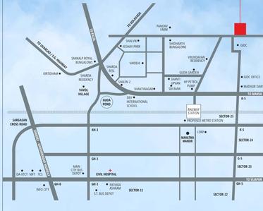 Project Image of 736.57 - 740.88 Sq.ft 2 BHK Apartment for buy in Swati Silver Stone 35