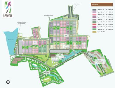 Project Image of 2130.0 - 3486.0 Sq.ft Residential Plot Plot for buy in Embassy Springs Phase 1 Plots