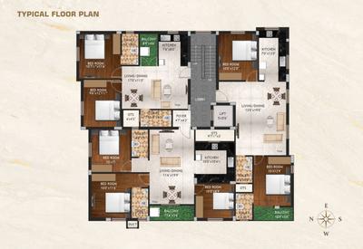 Project Image of 602.0 - 810.0 Sq.ft 2 BHK Apartment for buy in Viceroy Trinity