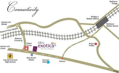 Project Image of 602.0 - 913.0 Sq.ft 1 BHK Apartment for buy in Dev Exotica