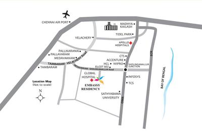 Project Image of 1443.0 - 1546.0 Sq.ft 3 BHK Apartment for buy in Embassy Residency Phase 2
