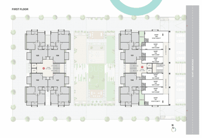 Project Image of 1034.63 - 1039.58 Sq.ft 3 BHK Apartment for buy in Seventh Orchid