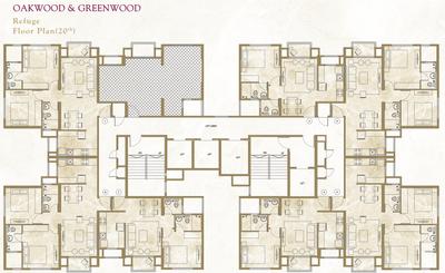 Project Image of 445.0 - 642.0 Sq.ft 1 BHK Apartment for buy in Hiranandani Kalyan Bldg A Oakwood Bldg B Bridgewood Bldg C Greenwood