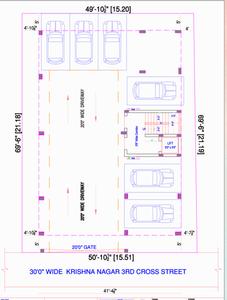Meenam ML Homes ML Homes Cluster Plan from 1st to 3rd Floor 1