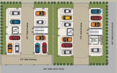 Project Image of 1360.02 - 1605.01 Sq.ft 2 BHK Apartment for buy in Saanvi Auroville Homes Block A