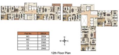 Project Image of 2168.0 - 6200.0 Sq.ft 3 BHK Apartment for buy in Altius