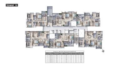 Project Image of 960 Sq.ft 3 BHK Apartment / Flat for sale in Rajarhat for Rs. 12300000