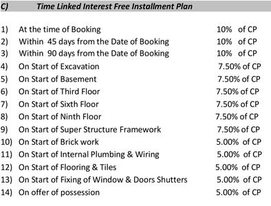 Project Image of 851.0 - 2009.0 Sq.ft 2 BHK Apartment for buy in Ansal Celebrity Garden Block K