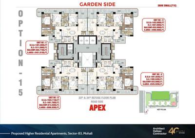 Project Image of 2300.0 - 2800.0 Sq.ft 3 BHK Apartment for buy in STJ The Pinnacle